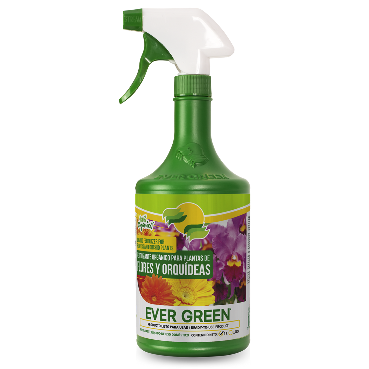 Organic fertilizer for flowering plants and orchids
