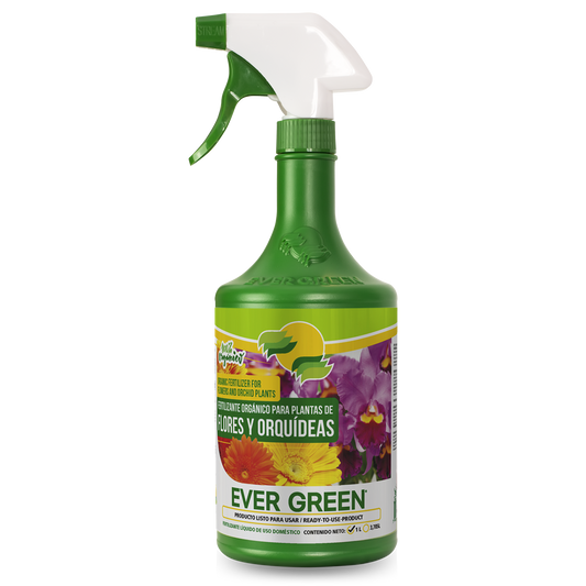 Organic fertilizer for flowering plants and orchids