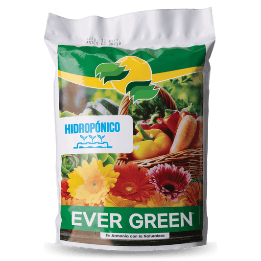Ever Green Sustrato para Cultivos Hidropónicos – Planta o flor natural en maceta. Disponible en Curridabat.