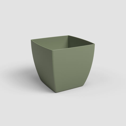 MACETA SIENA VERDE SECO MATTE